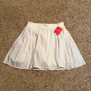 Spanx White Pleated GET MOVING Tennis/Golf Skirt - WHITE - SIZE XS - NWT